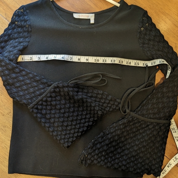SeeByChloe made in Portugal black sweater with flared sleeves. size 38 - Picture 1 of 12
